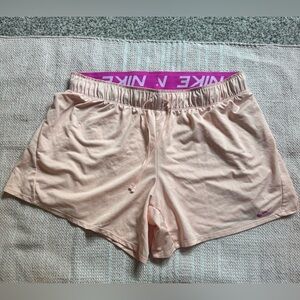 Nike Light Pink Athletic Shorts